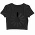 Coding Nerd Engineering LOADING Custom Printed Graphic Design Crop Top T-Shirt for Women